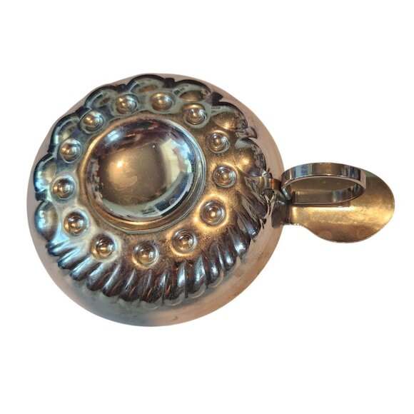 Sommeliers tasting cup Bourgognes Patrfarche shallow silver tastevin winemakers - Picture 9 of 11